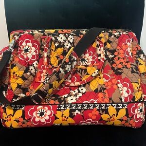Vera Bradley | Weekender plus mini pouch  | Bittersweet retired pattern